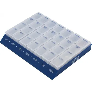 

Weekly pill dispenser 4 daily intakes | Large size medication organizer