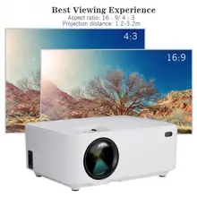 Портативный светодиодный проектор HD Поддержка 1080 P 3D HDMI VGA AV USB 2800lm домашний мини-кинотеатр США ЕС Великобритания AU вилка опционально