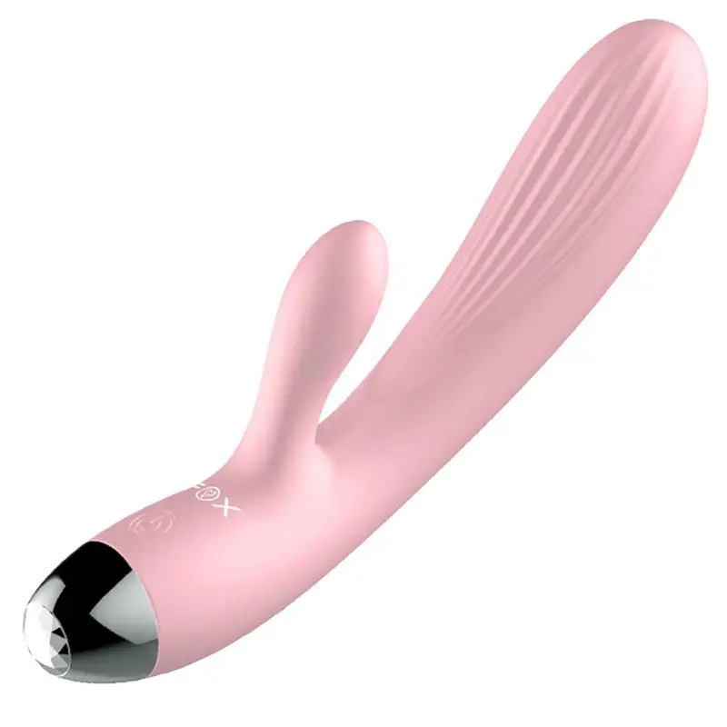 Qise G spot фаллоимитатор вибратор двойной вибрации Водонепроницаемый Женский