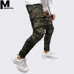 Новинка 2019 года камуфляж карман обтягивающие мужские джинсы Уличная Хип Хоп молния camoflage для мужчин джинсы для женщин Стильный Брюки карго