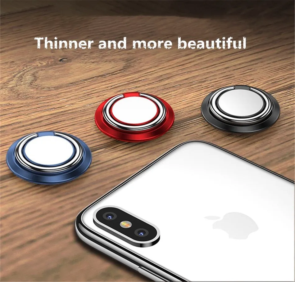 

Universal Magnetic Stand 360 Degree Rotate Holder Finger Ring Mobile Phone Stand for Iphone X Huawei Xiaomi Smart Phone Bracket