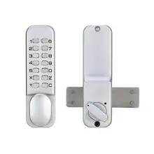 Waterproof Mechanical Digital Door Lock Push Button Keypad Keyless Code Combination Lock Set Intelligent Electronic Lock
