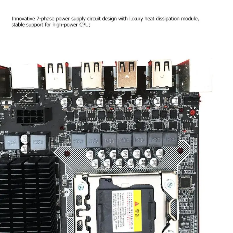 X58 Pro настольный компьютер ПК материнская плата LGA 1366 DDR3 USB2.0 SATA2.0 поддержка Xeon X5675 X5680 X5690 REG ECC памяти