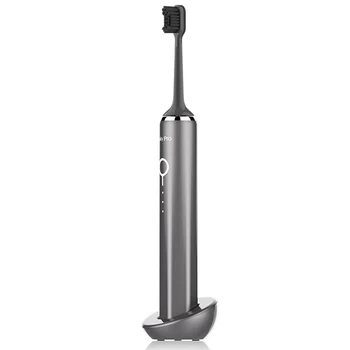 

Saky G2 Intelligent Electric Toothbrush Rechargeable 2-Min Timing 3 Modes Waterproof Sonic Electric Toothbrush 2 Brush Heads