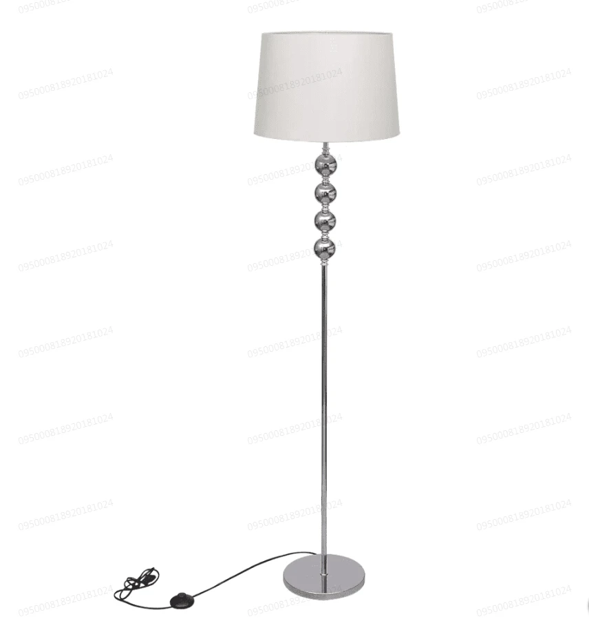 

Long foot floor lamp with 4 decoration balls White 240904
