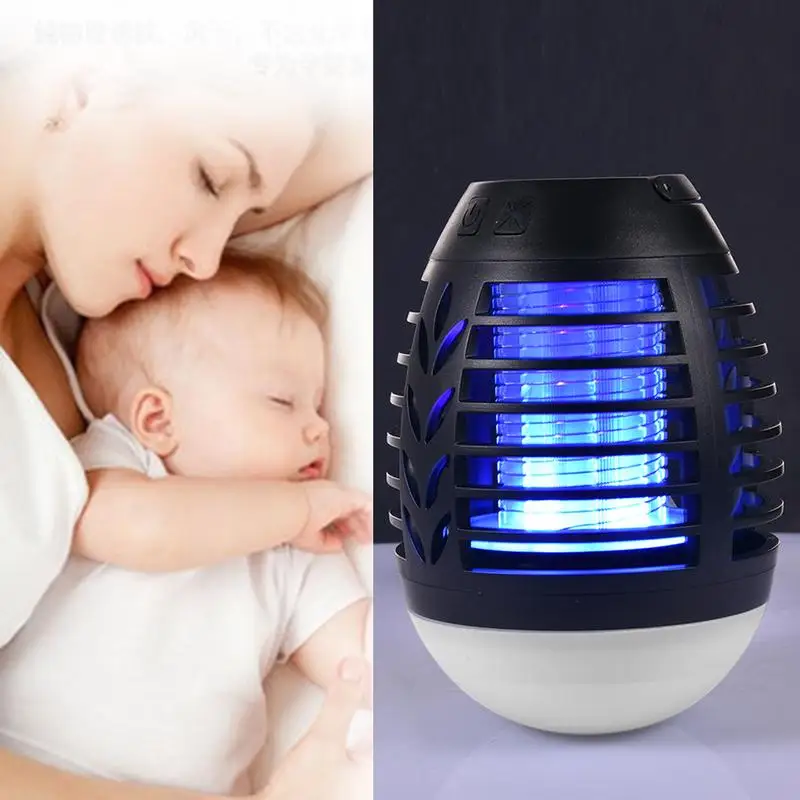 

Mosquito Killer Lamp USB Rechargeable Outdoor Mosquito Killer Light Home Anti Mosquito Purple Radiation Lamp Insect Killer