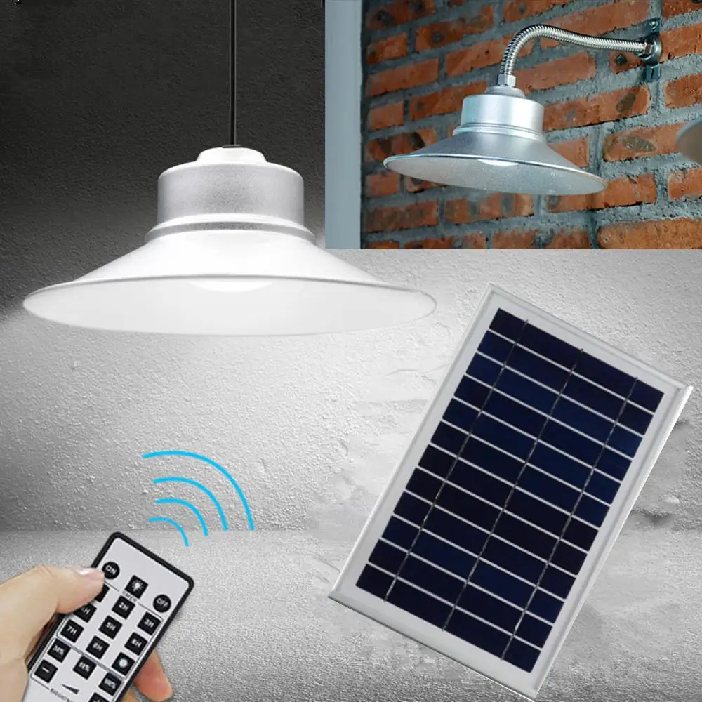 36 LED Solar Powered Wall Lamp Outdoor&Indoor Hanging Light Pendant