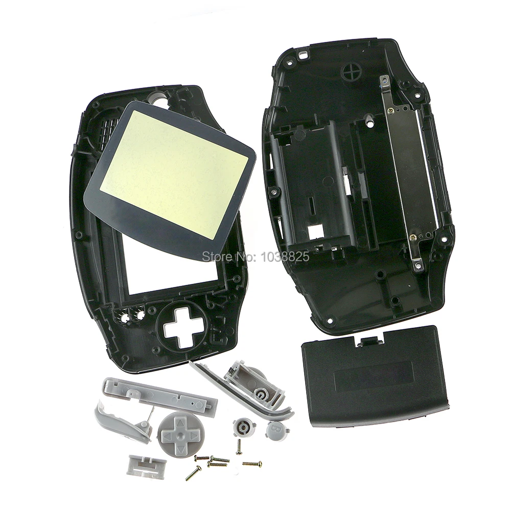 3sets/lot housing case Plastic Shell Cover for Nintendo for Gameboy Advance for GBA Console