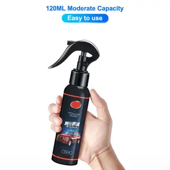 

120ml Anti-scratch Car Liquid Ceramic Coat Super Hydrophobic Glass Spray Coating Auto Detailing Glasscoat Paint Care Dropship