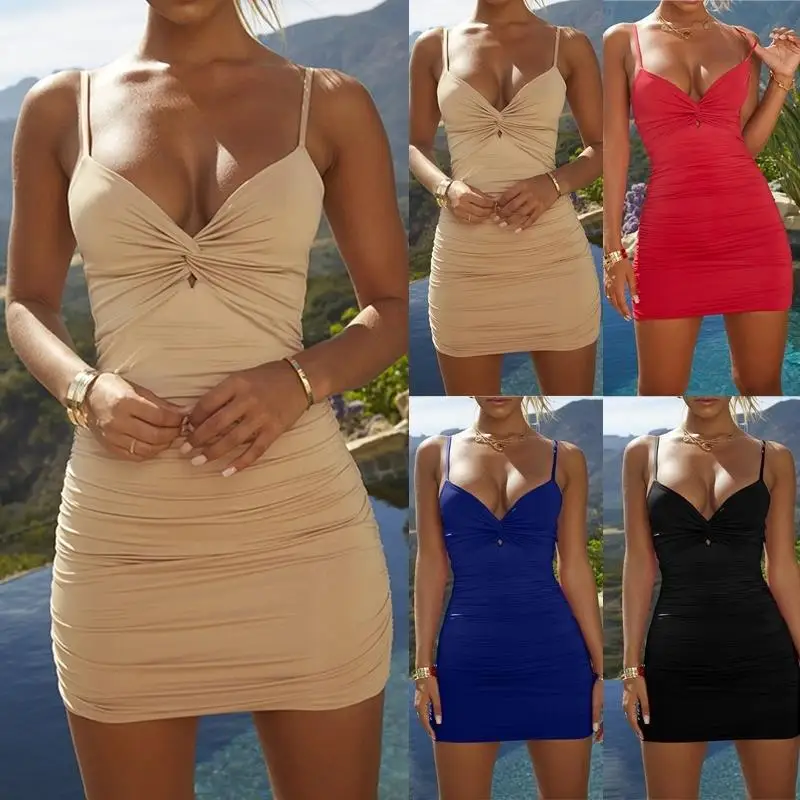 

Bodycon Dress Summer Plus Size 5XL Mini Women Deep V-neck Evening Party Beach Dresses Womens Sexy Dresses Party Night Club Dress