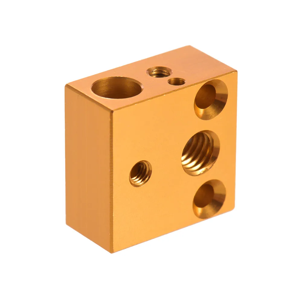 

Creality 3D Printer Heater Block 20 * 20 * 10mm for Creality Ender3 3D Printer Extruder Nozzle Hotend Kit