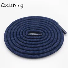 Coolstring New 0.5cm Round Sports Shoelace Thick Polyester Hiking Bootlaces Outdoor For Boots Kids Mens Basketball Shoe Laces