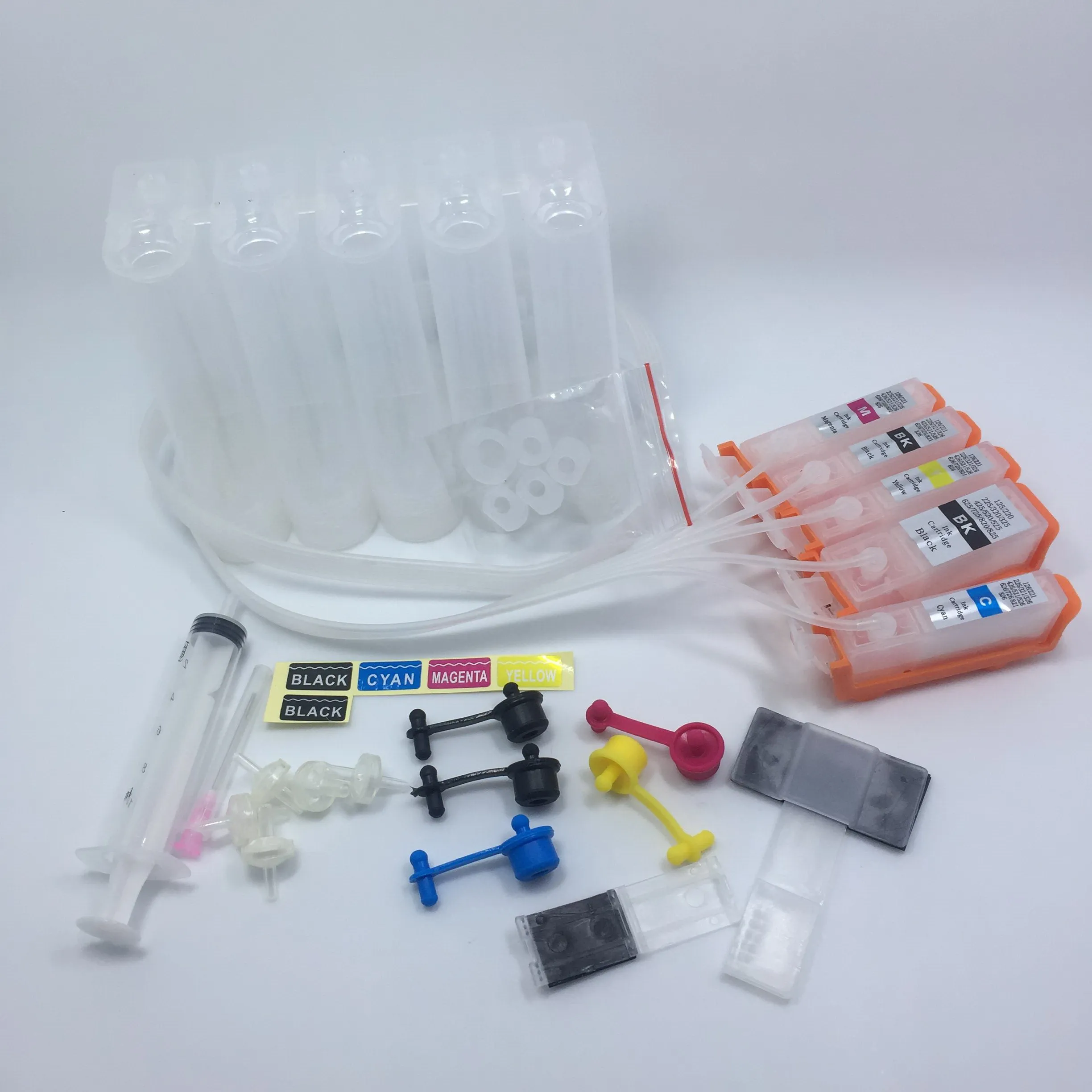 YOTAT CISS ink cartridge PGI220 PGI 220 CLI 221 for Canon PIXMA iP3600 iP4600 iP4700 MP540 MP560