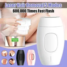 Портативный Для женщин 600000 флэш постоянное IPL лазерная эпиляция удаления волос Электрический фото безболезненно Threading устройство для удаления волос