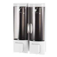 Chuangdian настенный ручной дозатор мыла двойной жидкий шампунь дозатор-гель для душа