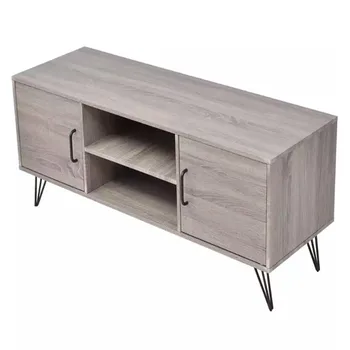 

vidaXL TV Cabinet 120x40x45 Cm Grey Timeless And Elegant TV Design Cabinet For Home Use