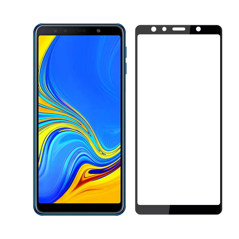 Полный Экран протектор для samsung Galaxy A7 A750 J3 J5 J7 закаленное Стекло Galaxy A520F A320F A720F чехол Защитная пленка