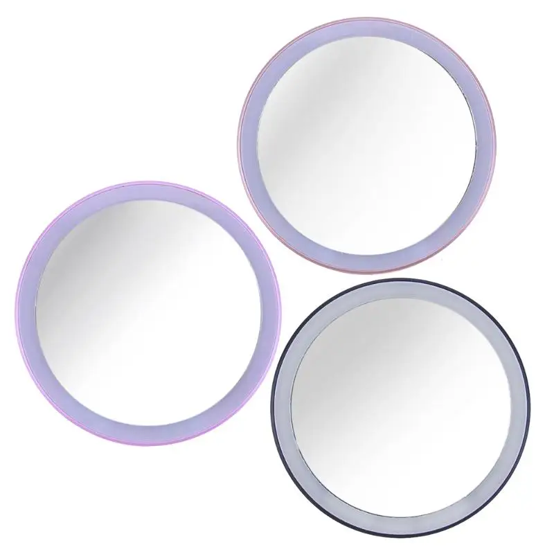 

Best Selling Creative16 LED Lights Mini Round Makeup Mirror Mobile Power Bank Free Shipping