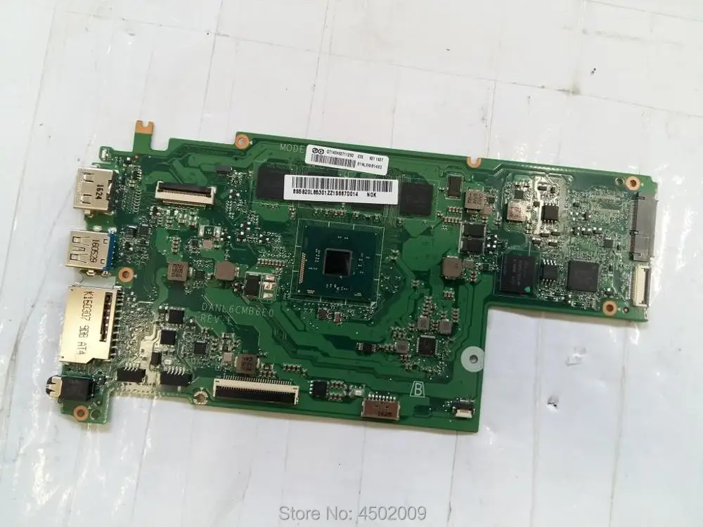 Материнская плата для ноутбука lenovo N22 5B20L85301 DANL6CMB6E0 с процессором N3060 4 Гб ОЗУ 16 SSD 100%