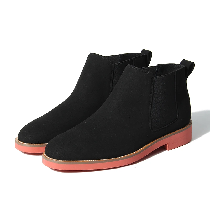 

NIS New Men Chelsea Boots, Black/Blue/Brown/Green Vintage Ankle Boot, Light Platform Flat Shoes/Flats, Spring Autumn Botas Mujer