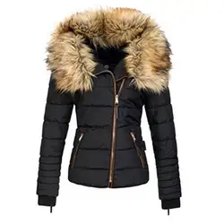 Для женщин пальто для будущих мам повседневное черный готический плюс размеры теплые зимние тонкий с капюшоном карман на молни