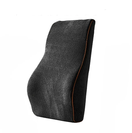 

Car Auto Seat Lumbar Back Pillow Supports Chair Memory Foam Home Office Black