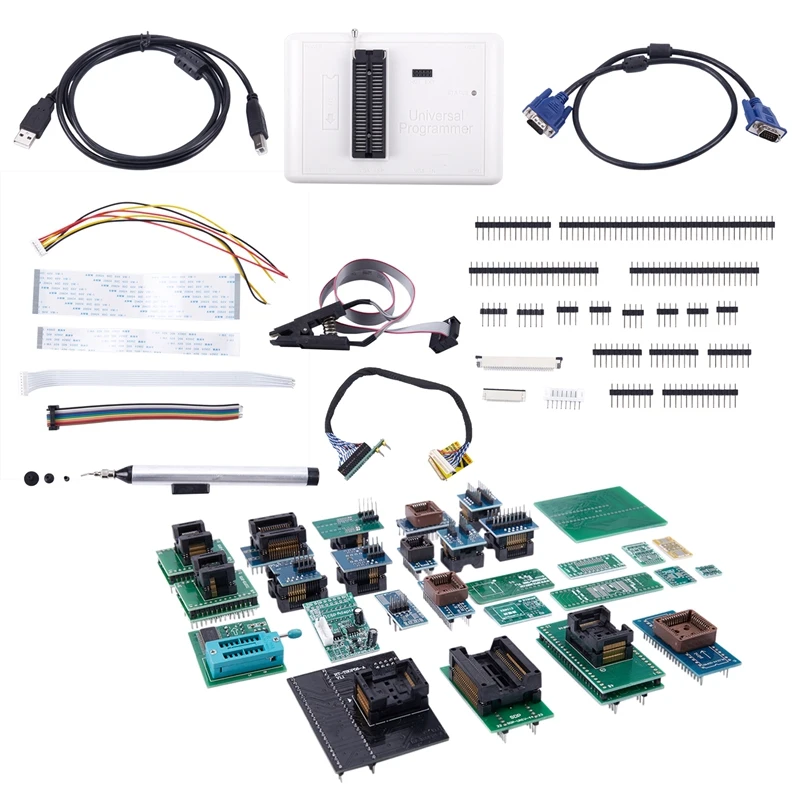RT809H Emmc-Nand Flash Extremely Fast Universal Programmer +38 Items+Edid Cable With Cabels Emmc-Nand