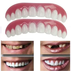 Rakado 1Pc Fila Superior de Dientes Blancos Juego Simulación de Silicona en la Hilera Prótesis Dentarias Conjunto Carillas Flex Prótesis Perfecta Ajuste Herramientas de Pasta Rakado 1Pc Fila Superior de Dientes Blancos Juego Simulación de Silicona en la Hilera Prótesis Dentarias Conjunto Carillas Flex Prótesis Perfecta Ajuste Herramientas de Pasta