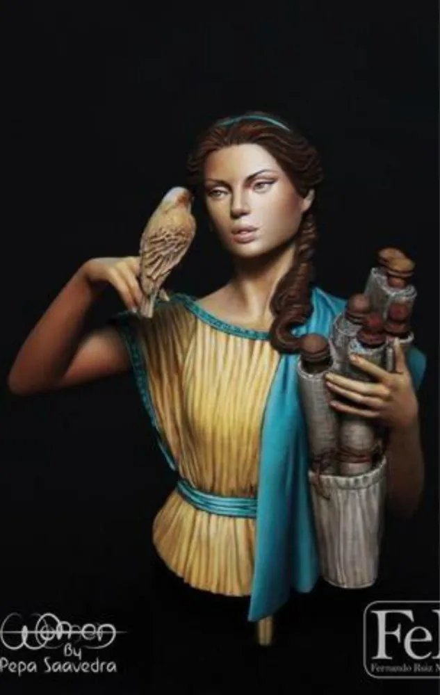 Resin Figure Kit 1/10 Hipatia Unpainted Garage Resin Kit|Action Figures