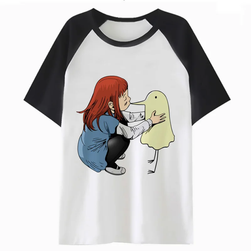 Oyasumi punpun футболка хип Харадзюку Мужская Топ Футболка Одежда забавная хип-хоп