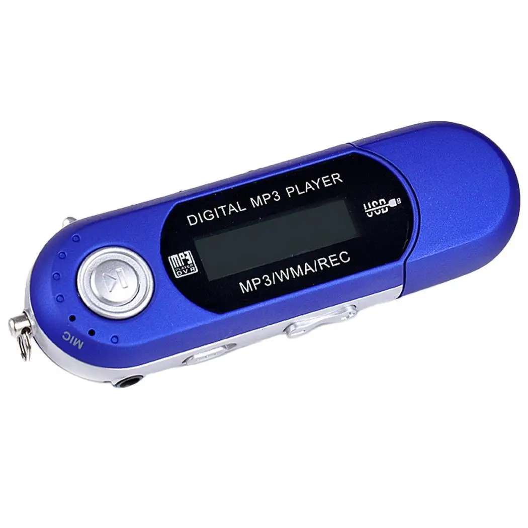 

USB WMA MP3 Music Player LCD Screen Support 1 x AAA Battery (Not included) TF Card With Earbud 3.5mm Earphone