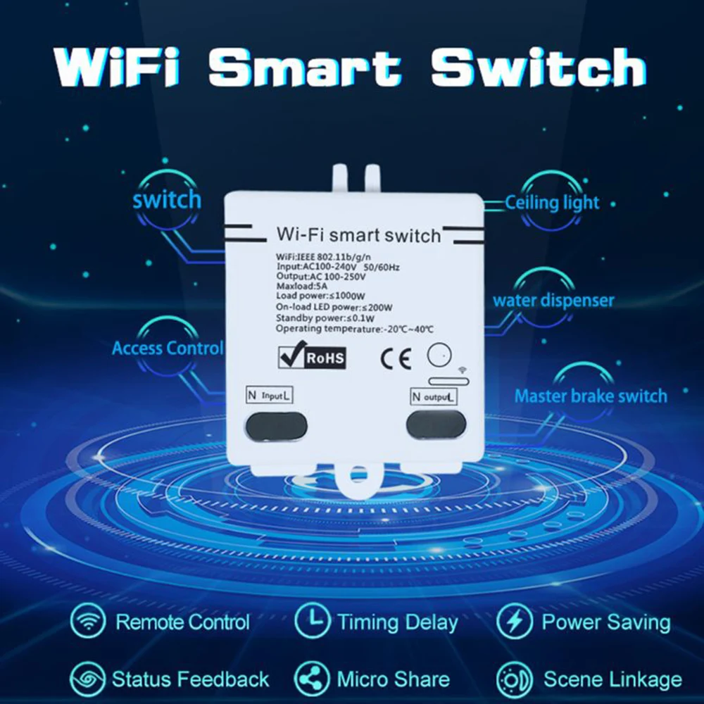 Wifi переключатель таймер беспроводное приложение пульт дистанционного