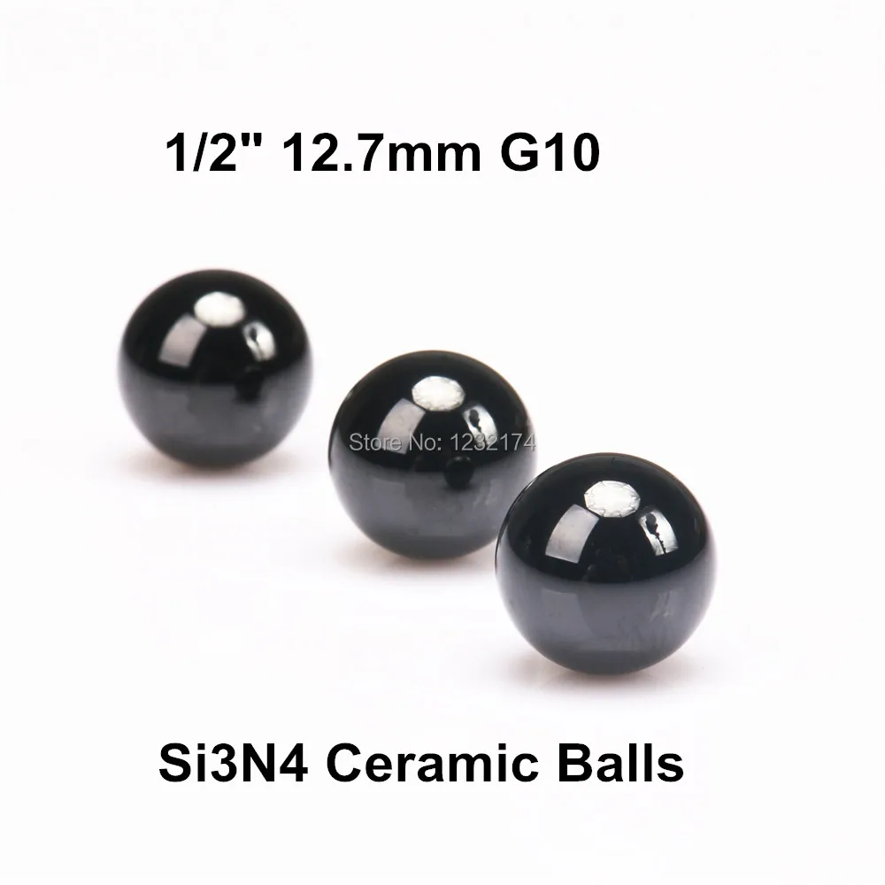 

Free DHL 1/2"=12.7mm Silicon Nitride Ceramic Ball Si3N4 G10 500PCS/Lot