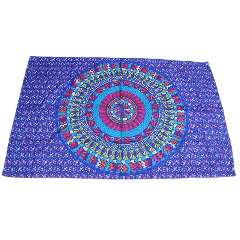 

Hippie Tapestry Indian Purple Mandala Design Psychedelic Tapestry Fabric Art Wall Hanging for Living Room Bedroom Dorm Decor(1