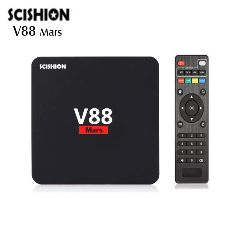 V88 Smart Android 7.1 TV Box 1G 8G Quad Core RK3229 4K HD H.265 WiFi DLNA Media
