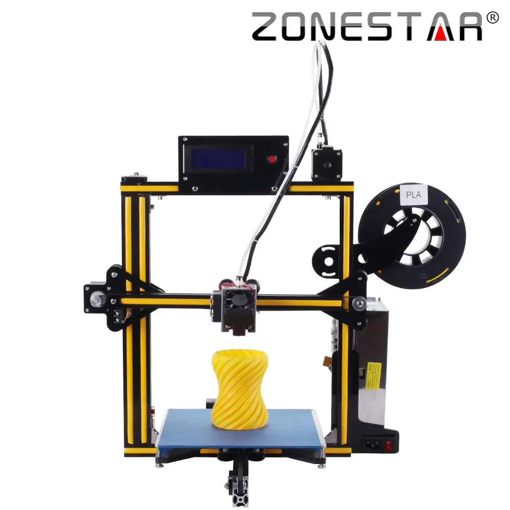 

ZONESTAR D805 Dual Extruder Mix Color Aluminum Frame Cheap 3d Printer Price 3d Kit Printer Free Ship