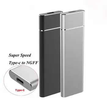 

VKTECH Aluminum Alloy USB 3.1 Type C to M.2 NGFF SSD 10Gbps/s External Hard Disk Enclosure for 2230 2242 2260 2280