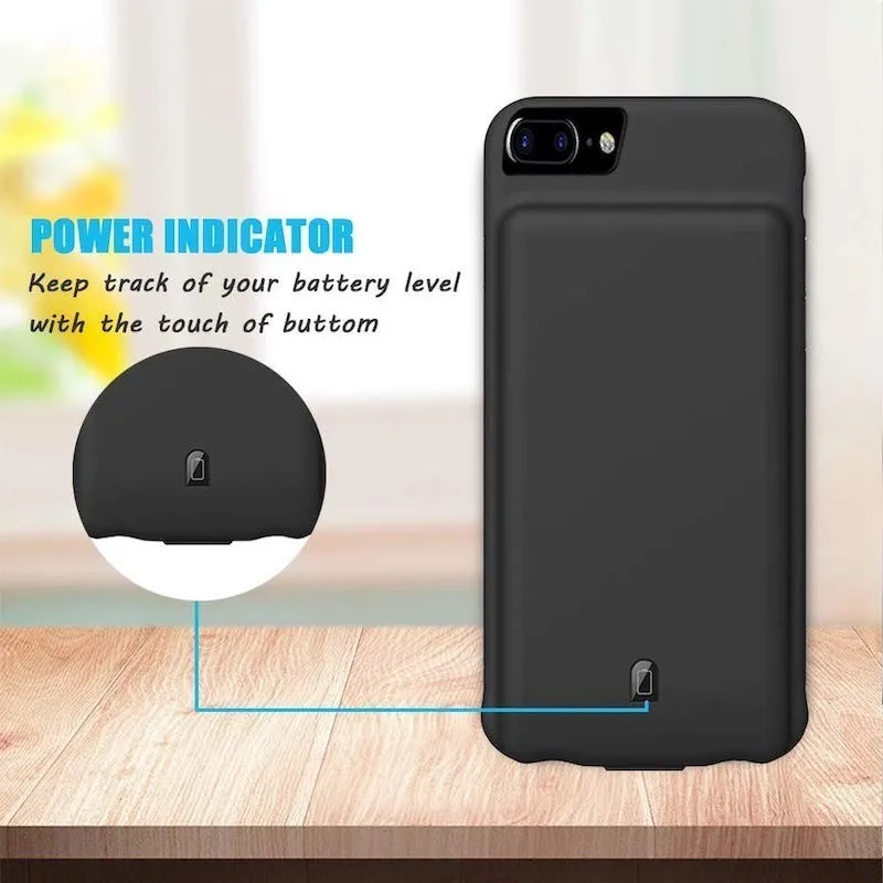 Ext power 4500/7000mAh Внешний красный и черный чехол для зарядного устройства Iphone 6 6s 7 8 Plus