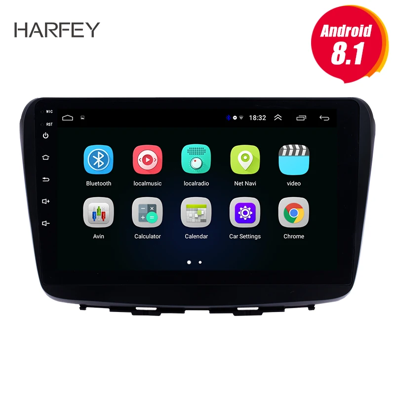 

Harfey 9" Android 8.1 for Suzuki Baleno 2016 in dash radio GPS Navi Bluetooth 3G WIFI Wireless Rearview OBD2 Mirror Link SWC