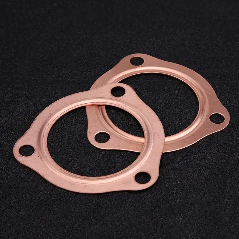 3.5 Copper Seal Collector Gasket Exhaust Header Collector Gasket Reusable for SBC BBC 302 350 454 383 Pack of 2 3.5 Copper Seal Collector Gasket Exhaust Header Collector Gasket Reusable for SBC BBC 302 350 454 383 Pack of 2