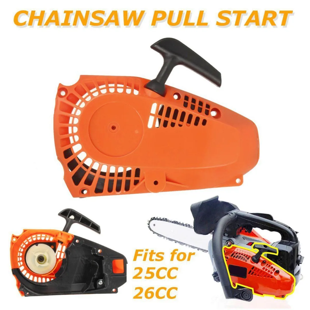 

New Top Handle Recoil Starter Pull Start For 25cc 26cc 2500 Chainsaw Engine Motor