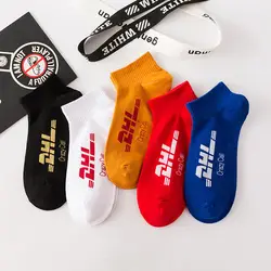 2019 весна новый бренд мода лодыжки носки для девочек хип хоп DHL скейтборд хлопковые спортивные носки для мужчин и женщин печати короткие