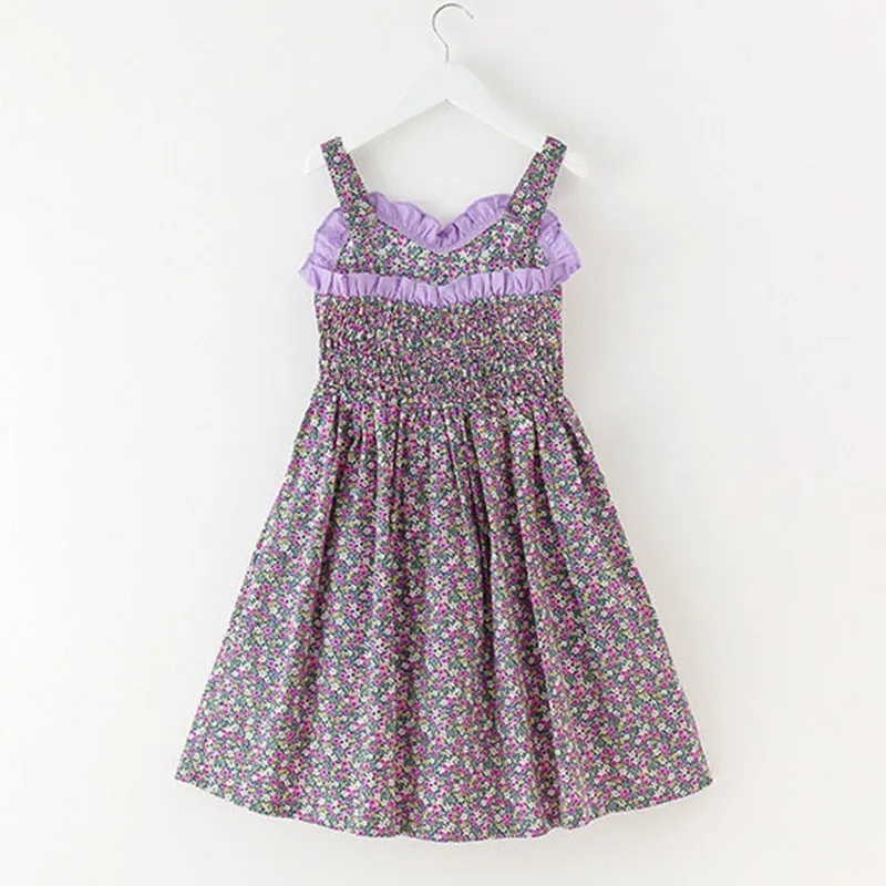 Teenage Girls Floral Printed Beach Dresses For Kids Summer 2019 Cotton Holiday Party Dress Clothes Children Knee Length Sundress Teenage Girls Floral Printed Beach Dresses For Kids Summer 2019 Cotton Holiday Party Dress Clothes Children Knee Length Sundress