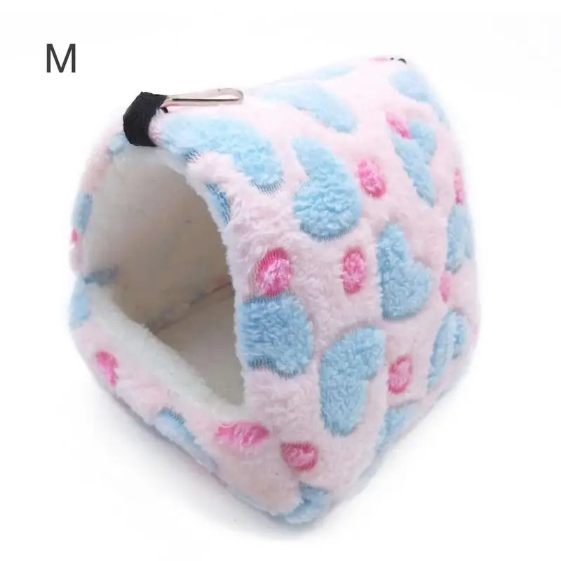 New Flannel Cat Cage Hamster Cotton Nest Sugar Glider Sleeping Bag Squirrel Mini Hedgehog Warm Winter Thickened House