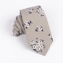 Новые модные высококачественные вечерние аксессуары мужские галстуки женские хлопковые с цветочным принтом многоцветные прямые поставки с фабрики