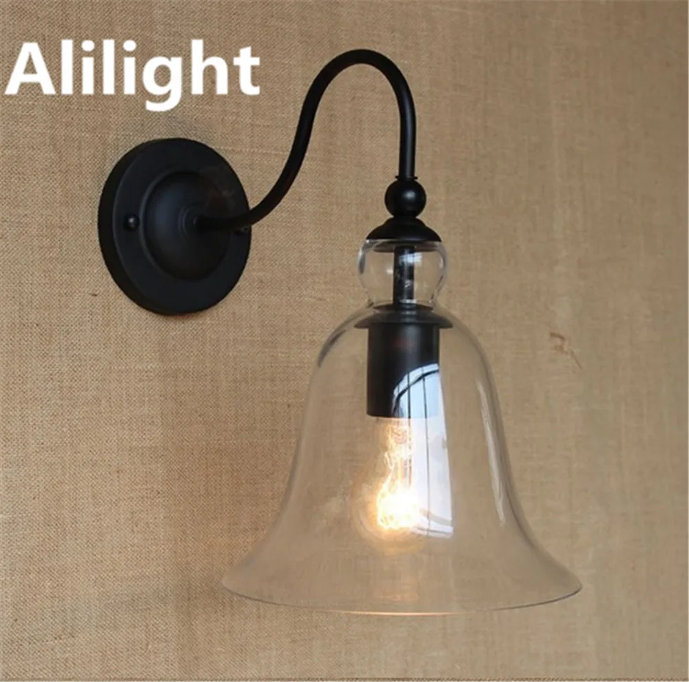 Elegante De Metal Retro Mini Estilo Lâmpada de Parede Sótão Do Vintage