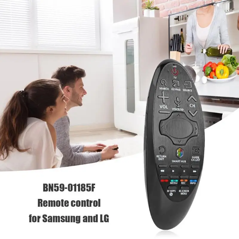 Пульт дистанционного управления совместимый для samsung и LG smart tv BN59-01185F черный