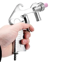 Воздушный Пескоструйный пистолет для подачи воздуха сифон Пескоструйный абразивный пистолет керамические насадки наконечники комплект электроинструментов распылитель