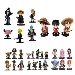 Японского аниме ПВХ фигурки героев милые Мини Рисунок игрушечные лошадки Multi поколения куклы Модель Коллекция игрушек украшения