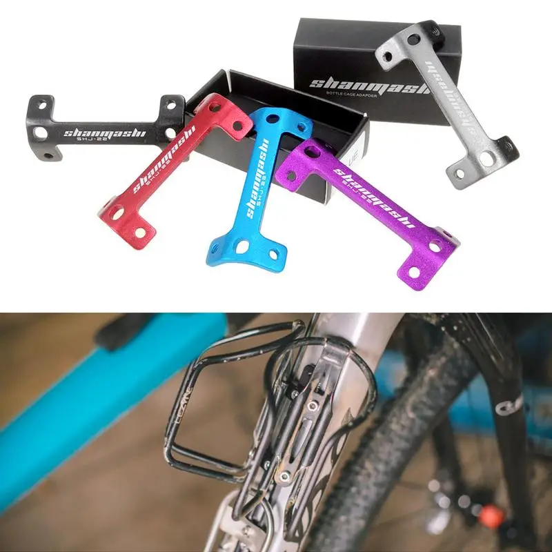 Bicycle Bottle Cage Extender Double Head Bottle Cage Mountain Bike Cup Holder Frame Double Kettle Holder